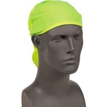 ERGODYNE Ergodyne® Chill-Its® 6710CT Evap. Cooling Triangle Hat w/ Built-In Cooling Towel, Lime 12586